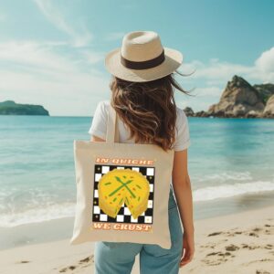 Tote In Quiche We Trust 7 Natural