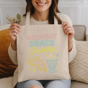 Tote Midnight Snack Society 14 Natural