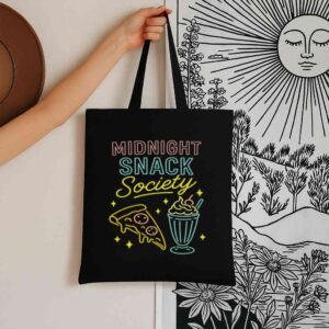 Tote Midnight Snack Society 6 Black