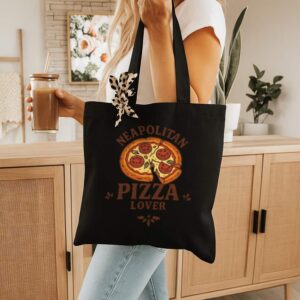 Tote Neapolitan Pizza Lover 10 Black