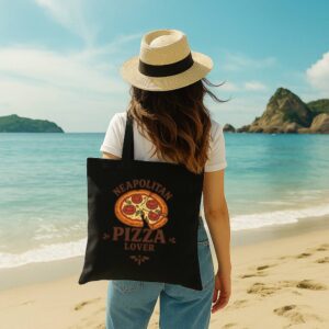 Tote Neapolitan Pizza Lover 11 Black