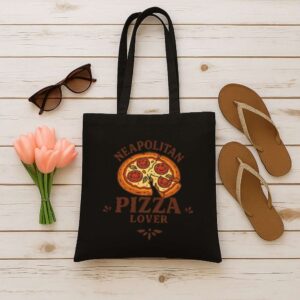 Tote Neapolitan Pizza Lover 12 Black