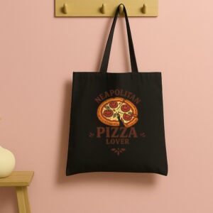 Tote Neapolitan Pizza Lover 13 Black