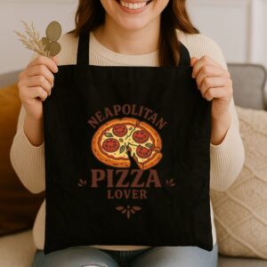 Tote Neapolitan Pizza Lover 3 Black