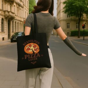 Tote Neapolitan Pizza Lover 4 Black
