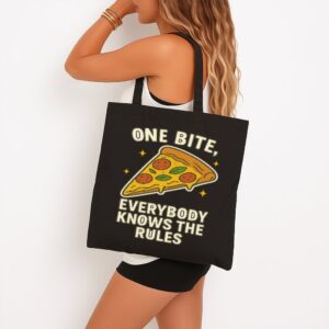 Tote One Bite Pizza 14 Black