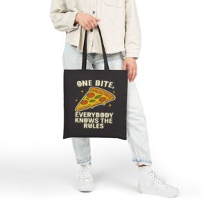 Tote One Bite Pizza 20 Black