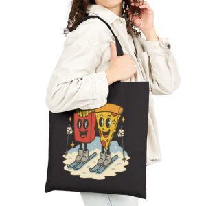 Tote Pizza French Fry 19 Black