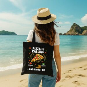 Tote Pizza Is Calling 11 Black Tote