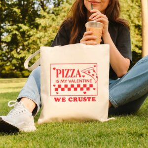 Tote Pizza Is My Valentine 10 Natural