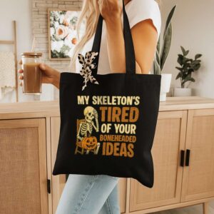 Tote Skeleton S Tired 10 Black