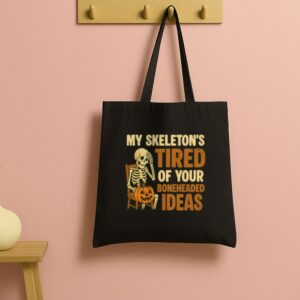 Tote Skeleton S Tired 13 Black