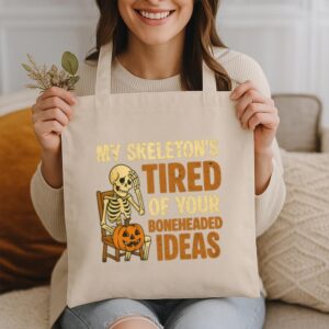 Tote Skeleton S Tired 14 Natural