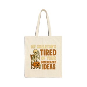 Tote Skeleton S Tired 18 Natural