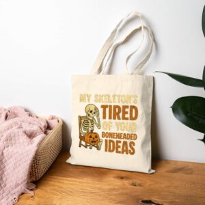 Tote Skeleton S Tired 19 Natural