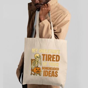 Tote Skeleton S Tired 2 Natural