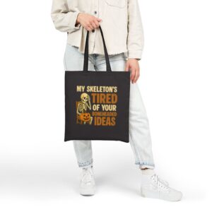 Tote Skeleton S Tired 20 Black