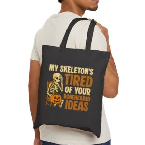 Tote Skeleton S Tired 21 Black