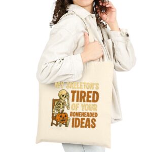 Tote Skeleton S Tired 21 Natural