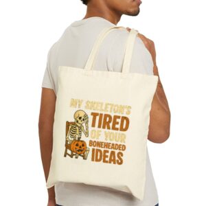 Tote Skeleton S Tired 23 Natural