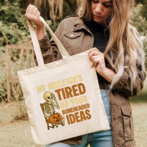 Tote Skeleton S Tired 3 Natural