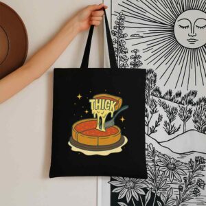 Tote Thick Deep Dish Pizza 6 Black