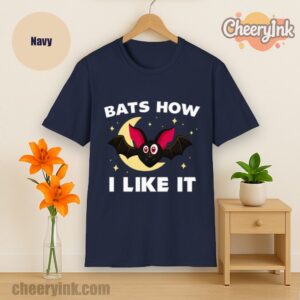 Tshirt Bats How I Like It Navy