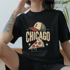 Tshirt Chicago Pizza Baseball 12 T