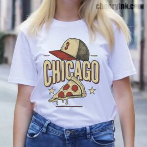 Tshirt Chicago Pizza Baseball 13 T