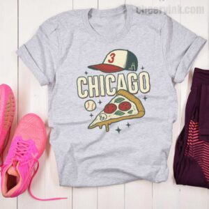 Tshirt Chicago Pizza Baseball 19 T