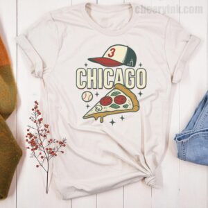 Tshirt Chicago Pizza Baseball 21 T