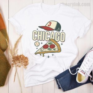 Tshirt Chicago Pizza Baseball 25 T Shirt