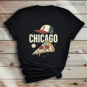 Tshirt Chicago Pizza Baseball 37 T