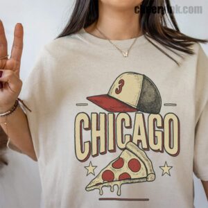 Tshirt Chicago Pizza Baseball 39 T
