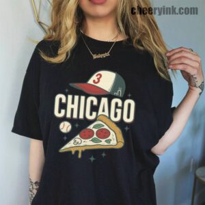 Tshirt Chicago Pizza Baseball 45 T Shirt