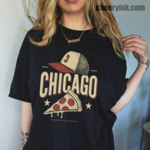 Tshirt Chicago Pizza Baseball 45 T