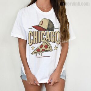 Tshirt Chicago Pizza Baseball 6 T