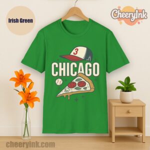 Tshirt Chicago Pizza Baseball Irish Green