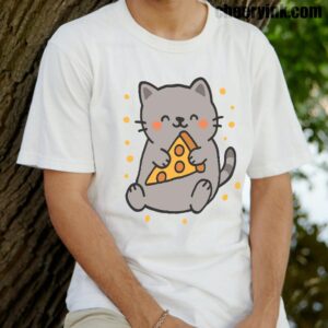 Tshirt Cute Cat Pizza 14 T