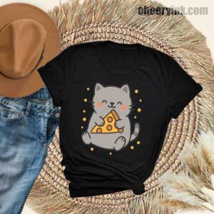 Tshirt Cute Cat Pizza 30 T