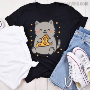 Tshirt Cute Cat Pizza 46 T