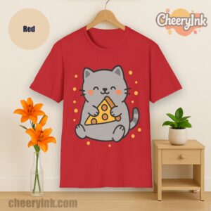 Tshirt Cute Cat Pizza