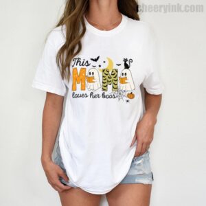 Tshirt Happy Halloween Mama Boo 1 T