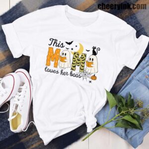 Tshirt Happy Halloween Mama Boo 24 T