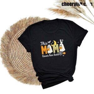Tshirt Happy Halloween Mama Boo 27 T