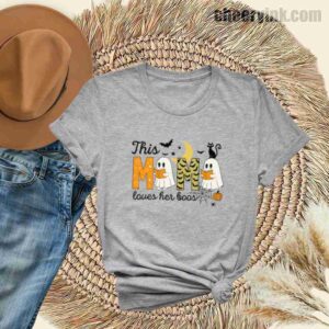 Tshirt Happy Halloween Mama Boo 31 T