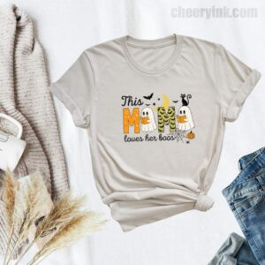 Tshirt Happy Halloween Mama Boo 34 T