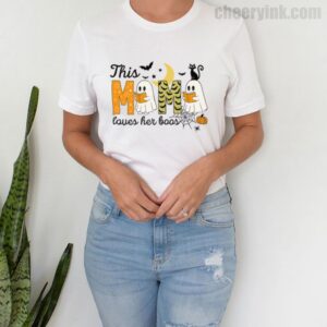 Tshirt Happy Halloween Mama Boo 4 T