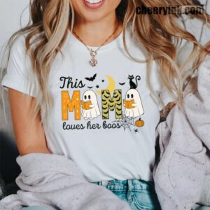 Tshirt Happy Halloween Mama Boo 42 T