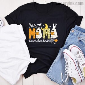 Tshirt Happy Halloween Mama Boo 46 T